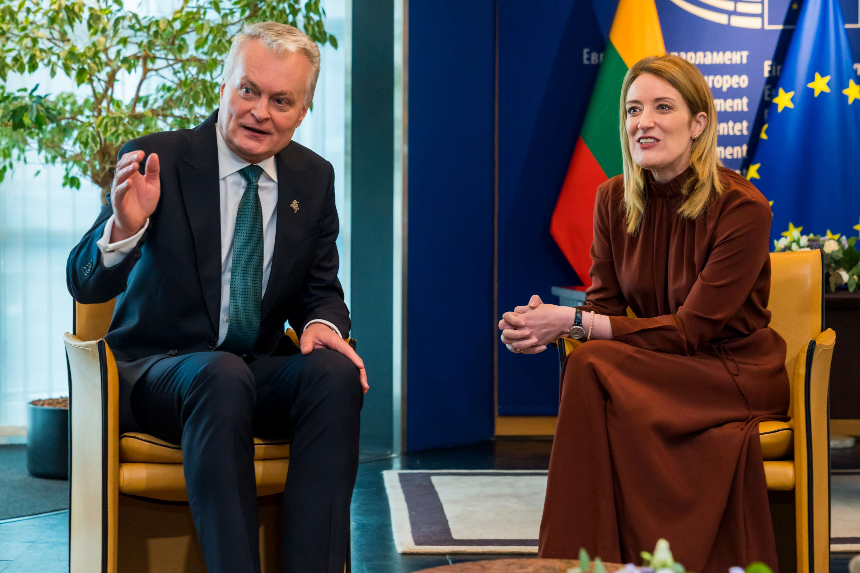 EP Pirmininkės ir Lietuvos Prezidento susitikimas